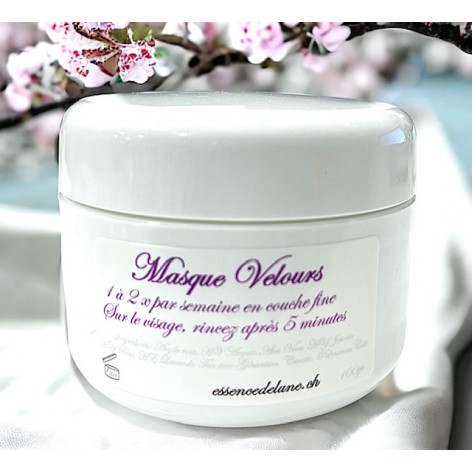 Masque visage, Velours