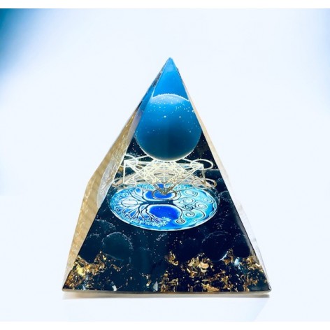 Pyramid Orgonite, Agate Reiki