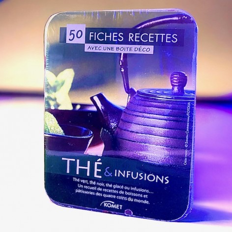 Coffret de recettes, Thé-infusions & pâtisseries