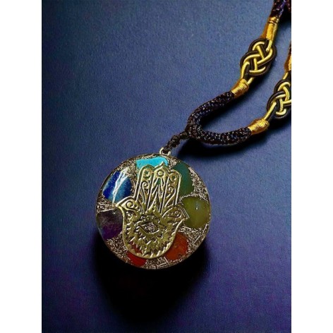 Pendant Orgonite, Hand of Fatima