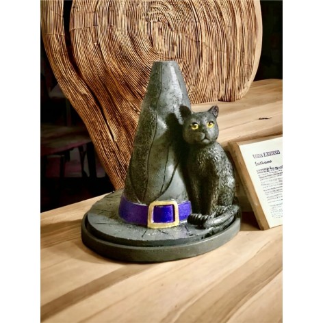 Incense-Holder Cones, Witch Cat