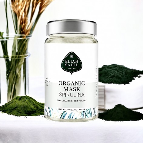 Organic spirulina face mask, Eliah Sahil