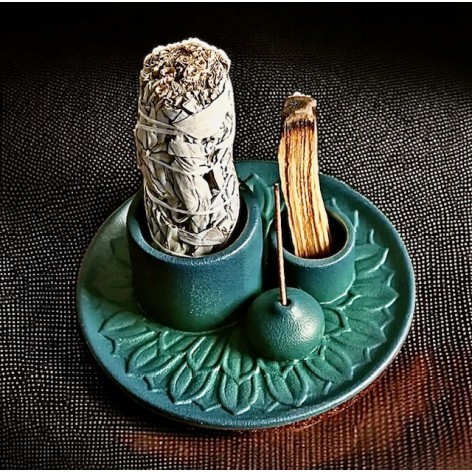 Ceramic incense-holder, 4 in 1