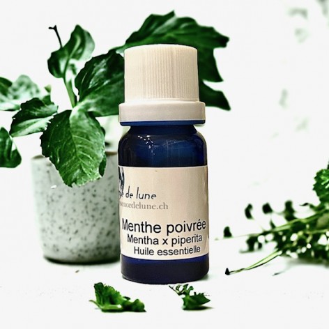 Huile essentielle, menthe poivrée bio