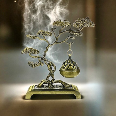 Incense burner, sacred tree