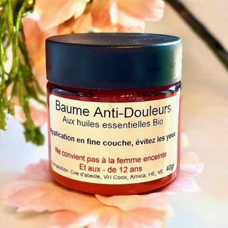 Baume anti-douleurs aux huiles essentielles