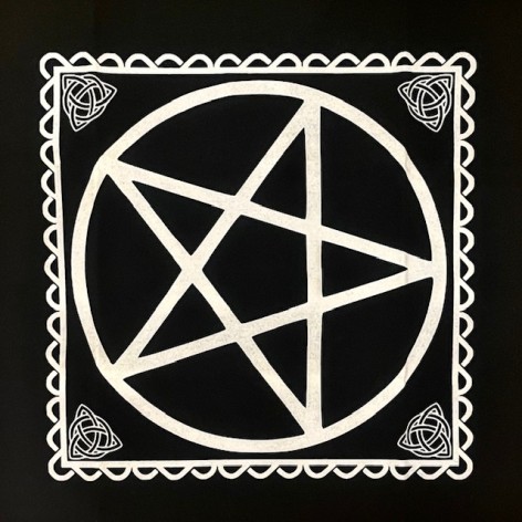 Pentacle ritual mat