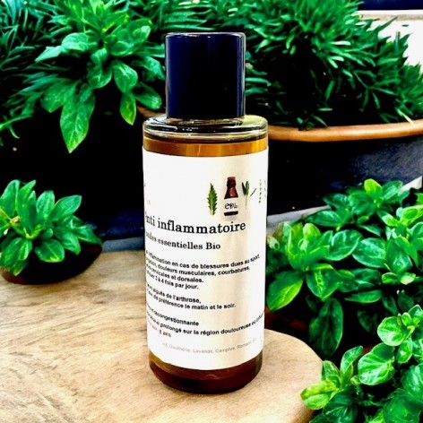 Anti-inflammatory massage oil