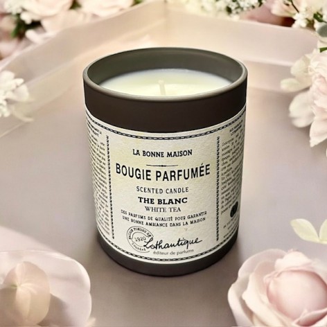 Bougie parfumée, thé blanc