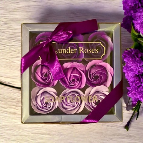 Coffret savons de roses